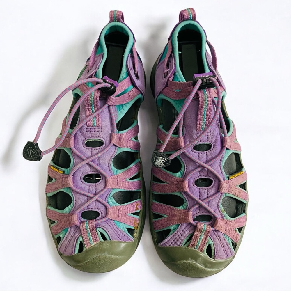Keen Whisper Sandal Lavender & Sky Blue Washable Waterproof Outdoors Shoe Size 5